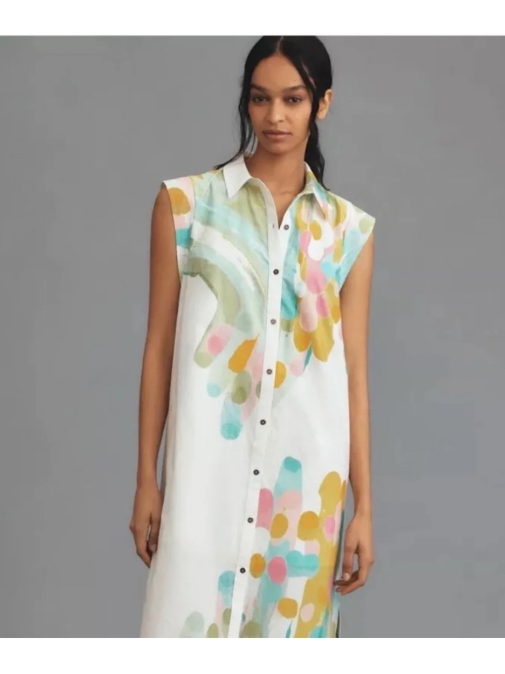 Lillian button front dress by Maeve